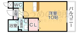 ラ フローラ【2階】の間取り