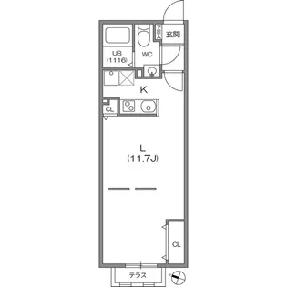 ZESTY駒沢大学II【2階】の間取り