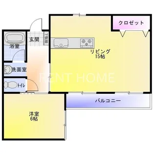 森口マンション【2階】の間取り