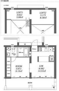 BPRレジデンス祐天寺【3階】の間取り
