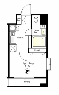 スパシエ田端【2階】の間取り