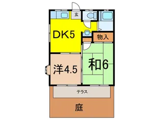 グリ-ンパレス【1階】の間取り