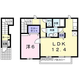 サンテール【2階】の間取り