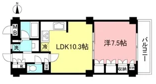 アバンダントII【1階】の間取り