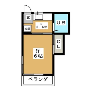 ハイツ山本【2階】の間取り