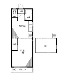 コーポ豊田【2階】の間取り