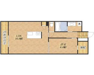 ディアルベルジェ・エスパシオ【2階】の間取り