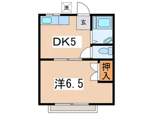 メゾン村松【2階】の間取り