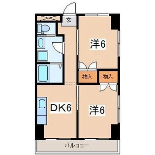 エムズマンション函南【1階】の間取り