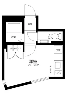 オーパスワン松庵【1階】の間取り