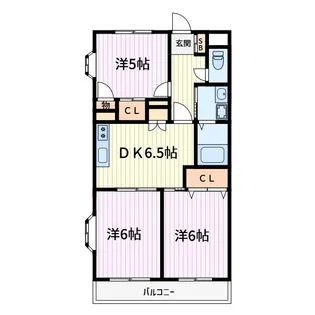 サンドミールさわらび【2階】の間取り