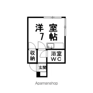 スカイハイツ【1階】の間取り