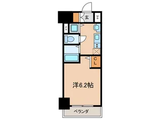 プレサンス金山グリーンパークス【8階】の間取り
