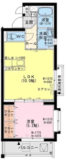 プレベントS【4階】の間取り