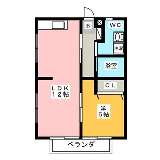 タック・クオーレけやき【1階】の間取り