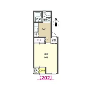 ダンディライオン【2階】の間取り