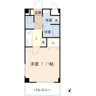 クレアール【3階】の間取り