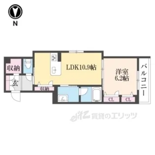 シャーメゾン膳所本町【3階】の間取り