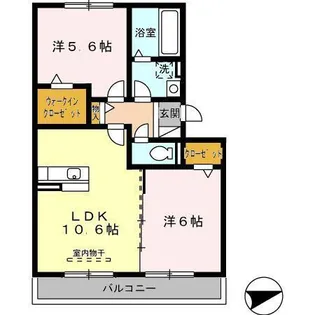 さくらHILL B棟【3階】の間取り