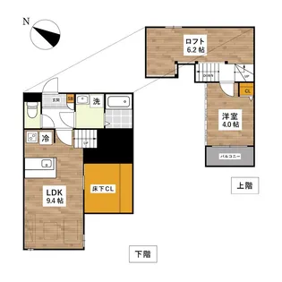 ADC菊池市役所通ベルヴィルIV【2階】の間取り