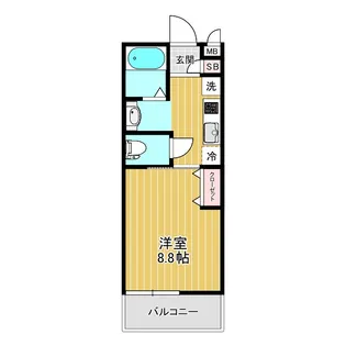 ラインハウス【1階】の間取り