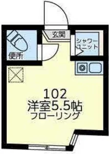 ユナイト星川メリルボーン【1階】の間取り