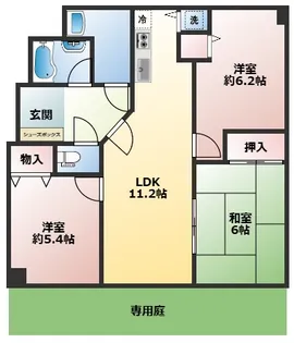 グレイス日吉VI【1階】の間取り