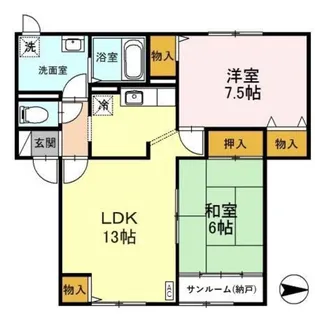 ハイセレール豊【2階】の間取り