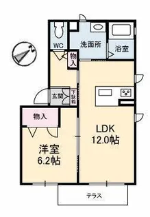 シャーメゾンソフィア【2階】の間取り