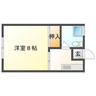 南方スチューデントハイツ【1階】の間取り