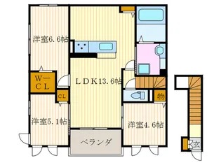リアン今里の間取り