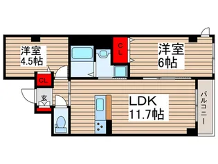 Belle【3階】の間取り