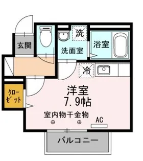 グリーンヒル北八【1階】の間取り
