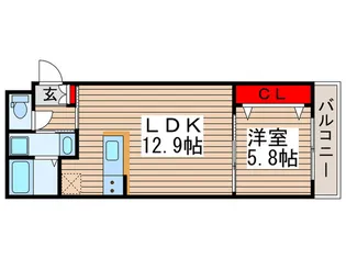 Ciel天王台【3階】の間取り
