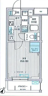 クラルテラセ新宿富久【4階】の間取り