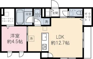 ラ カーサドルチェ-羽根木2丁目-【1階】の間取り