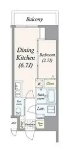 GRAN PASEO亀戸【3階】の間取り