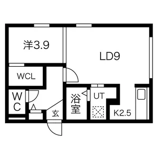 フィオリーノ【1階】の間取り
