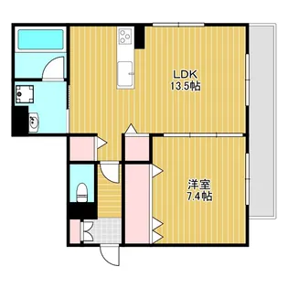 ウェルゲートノース【1階】の間取り