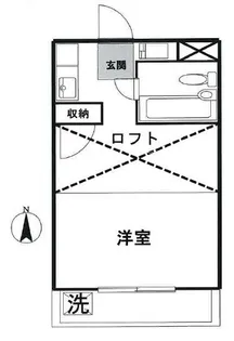 カーザ泉【2階】の間取り