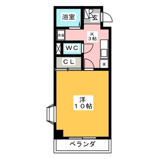 サンシティ林【1階】の間取り