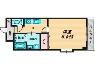 パトラY【3階】の間取り
