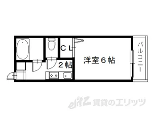 コーポ ポロウニア【2階】の間取り