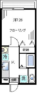 Casa Karube【2階】の間取り