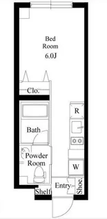 ミリアレジデンス品川中延【1階】の間取り