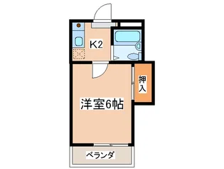 グリ-ンビュ-湘南【2階】の間取り