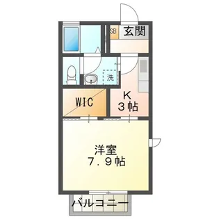 レクエルドサオリII A棟【1階】の間取り