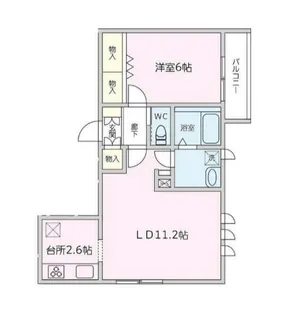 Luana【3階】の間取り