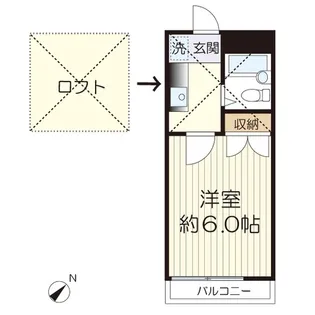 ホワイトハウスV【2階】の間取り