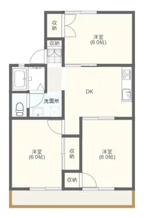 エルシード並木【2階】の間取り